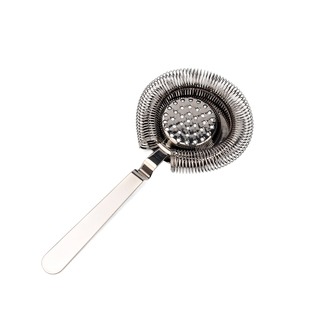 不锈钢调酒滤冰器专业鸡尾酒strainer酒吧霍桑隔冰器搅拌杯漏网