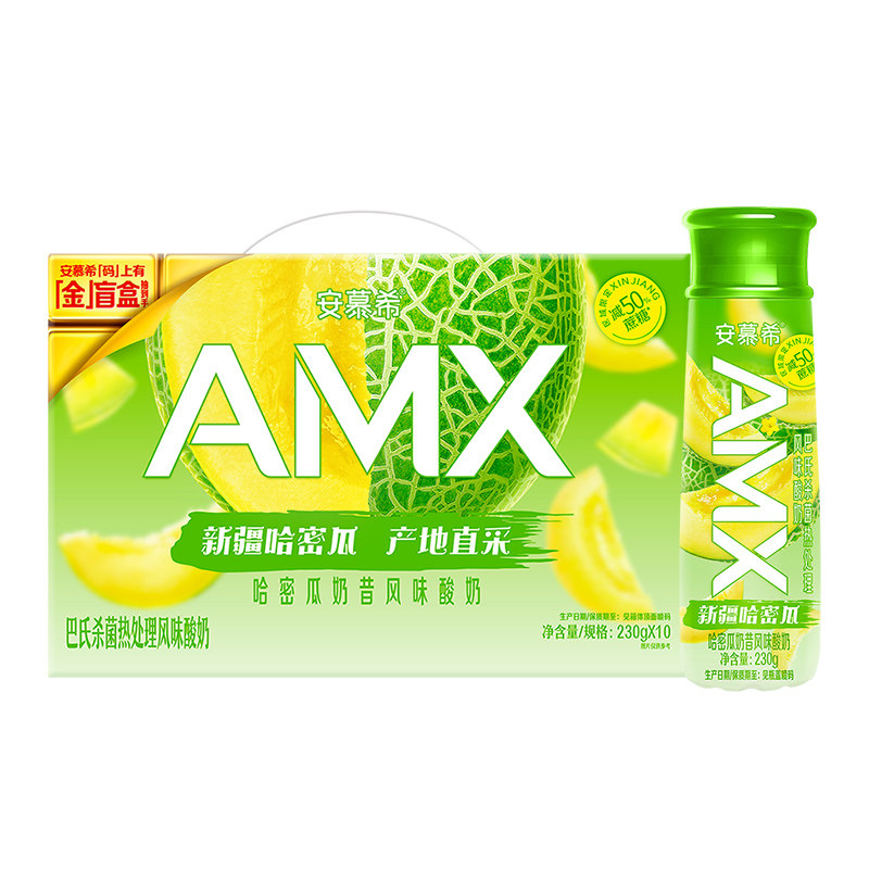 安慕希高端酸奶哈密瓜味