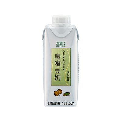 星植代StarPlants鹰嘴豆奶素食友好0乳糖0胆固醇植物蛋白饮料健身