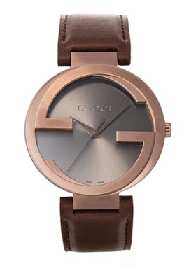 Gucci古驰棕色男女手表