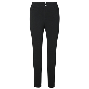 NAERSI娜尔思反面拉绒小腿裤内里加绒柔软蓄温2025年冬季新款女