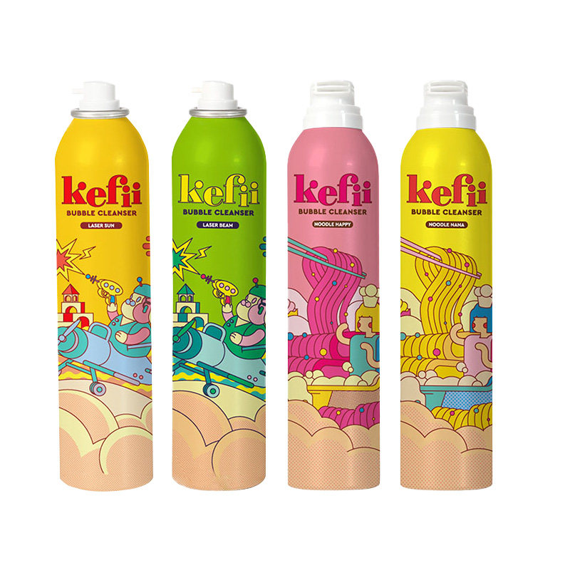 Kefii儿童彩虹泡泡慕斯300ml