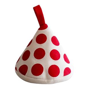 家用三角防烫锅盖帽砂锅珐琅锅隔热夹布艺锅帽耐高温防烫手套耐热