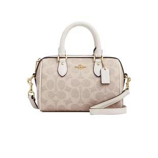 【自营】COACH/蔻驰女士波士顿Mini Rowan时尚老花单肩手提斜挎包
