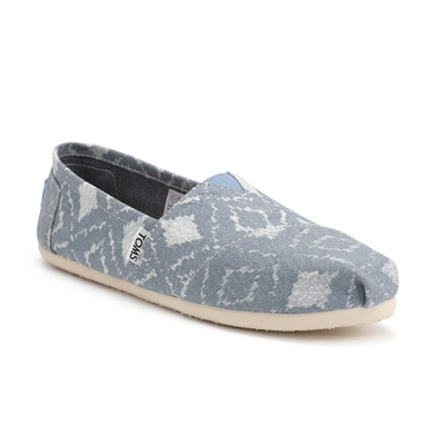 透气帆布女鞋TOMS休闲低帮