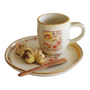 泽滕家小众原创设计碗盘杯餐具复古礼物下午茶点盘甜品盘水果菜盘