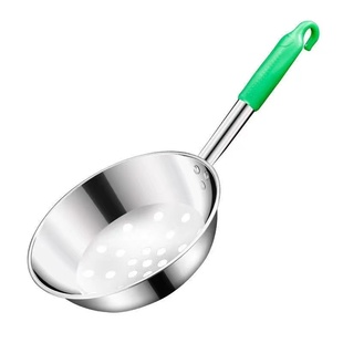 做疙瘩汤神器不锈钢多功能漏瓢手工酸辣粉专用漏勺特大孔凉虾漏勺
