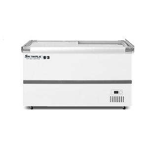 雪花冰柜商用卧式冷柜大容量保鲜展示柜冷藏冷冻岛柜玻璃门雪糕柜