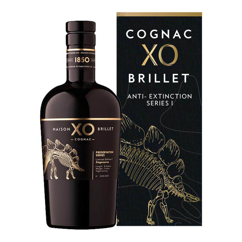 【剑龙限量版】MaisonBrillet百酩XO法国原装干邑白兰地洋酒700ml