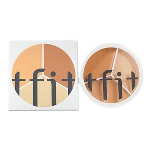 tfit遮瑕盘三色遮瑕膏粉底液遮瑕持久不脱妆隔离三合一保湿亮肤色