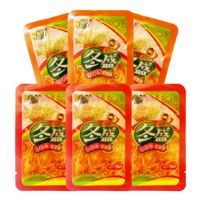 冬盛金针菇下饭菜下酒菜咸菜