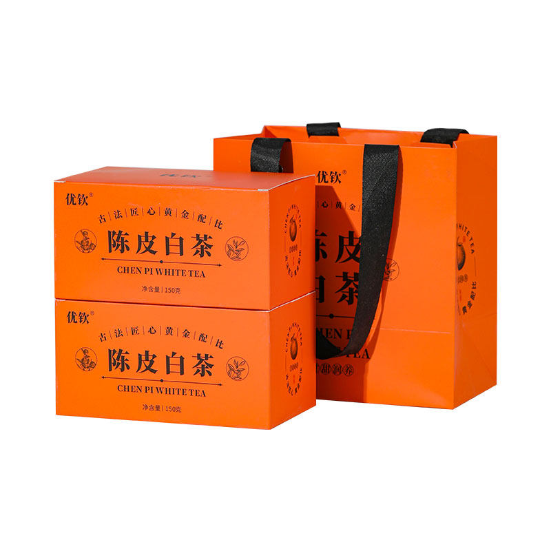 福鼎陈皮白茶寿眉老白茶小方片