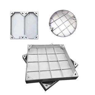 304不锈钢隐形井盖方形下水道铺砖沙井盖装饰窨井盖201阴井盖定制