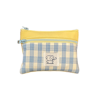 可爱小狗化妆包小型精致便携包外出卫生巾收纳包杂物小包零钱包女