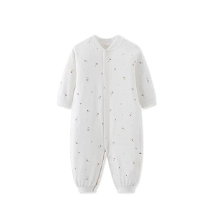 样衣特卖 丽婴房专柜正品 婴幼儿新生系带连身装连体爬服0-2岁