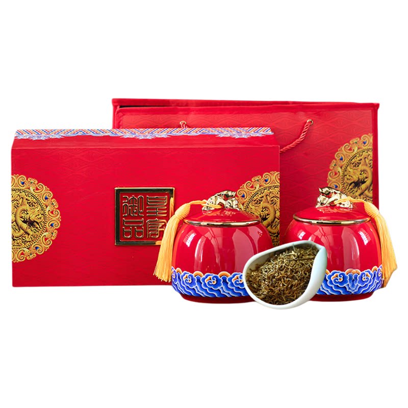 泰金湖蜜香型特级金骏眉红茶送礼