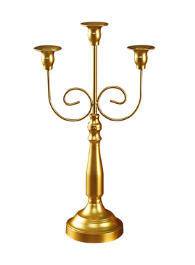 欧式复古金属烛台生日宴会摆件