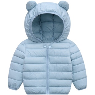 儿童轻薄棉服0-3-6岁男女童冬装冬季宝宝外套小孩婴儿棉袄衣