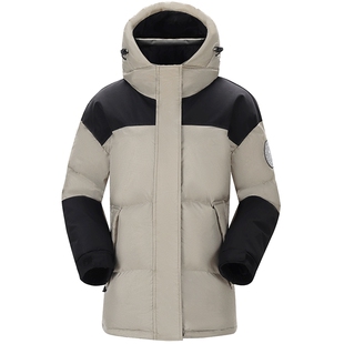 骆驼羽绒服户外羽绒衣女款情侣款冬季新款鸭绒加厚防泼水保暖外套