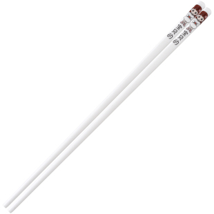 陶瓷筷子家用亲子一家四口卡通防霉防滑一人一色家庭区分日式餐具