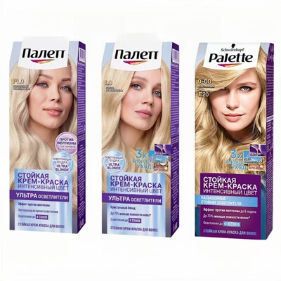 俄罗斯施华蔻丝蕴漂发剂褪色