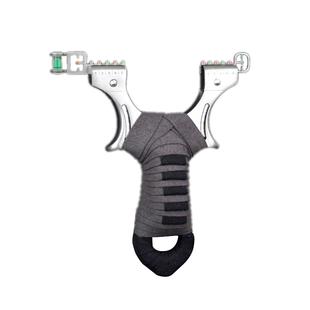 高精度专业免绑扁皮弹弓加强竞技专用款快压户外不锈钢强力弹工器