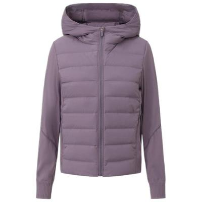 madeinormal X LOOKNOW25秋冬新品紫色轻运动系列瑜伽羽绒服
