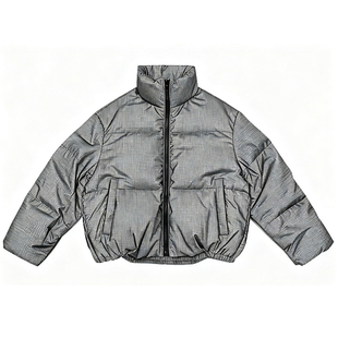 逆壳中性三防功能性羽绒服女男户外加厚保暖立领面包服冲锋衣外套