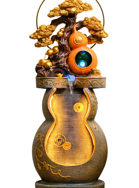 葫芦风水轮招财喷泉摆件开业乔迁