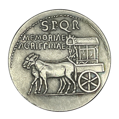 古罗马饰品罗马人的故事硬币吊坠