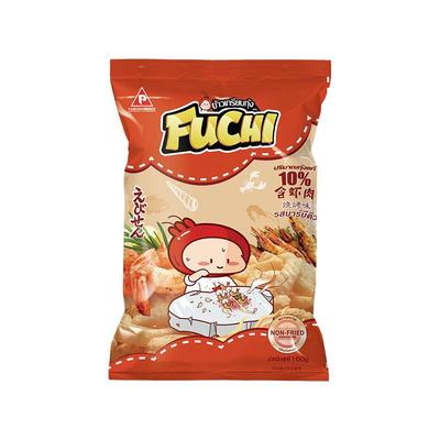 富吃虾条泰国进口高端好吃的健康解馋小零食非油炸膨化办公室食品