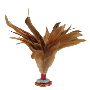 手工鸡毛毽子儿童小学生专用幼儿园初学运动专用成人比赛耐踢毽子