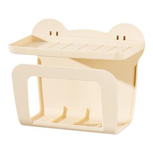 湿纸巾收纳盒免打孔卫生间壁挂收纳盒厨房倒挂抽纸盒擦手纸置物架