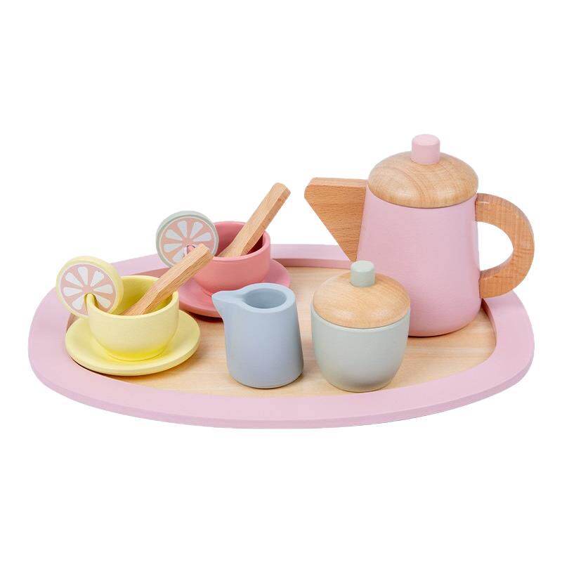 木制甜点韩系餐具套装过家家茶壶
