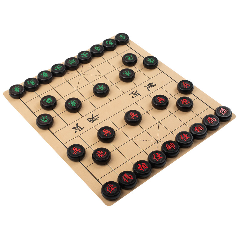 花梨紫檀实木中国象棋便携旅行装