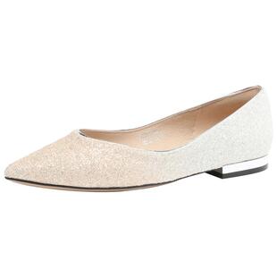 星期六低跟女鞋春新款渐变水晶鞋平底鞋伴娘鞋单鞋SS31111461