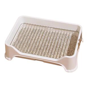 狗狗厕所中小型犬专用尿盆防踩屎大小便盆不锈铁小狗厕所公狗砂盆