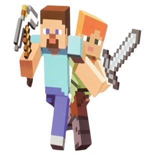 我的世界纸杯蛋糕插牌minecraft生日布置摆件甜品台纸质牙签插件