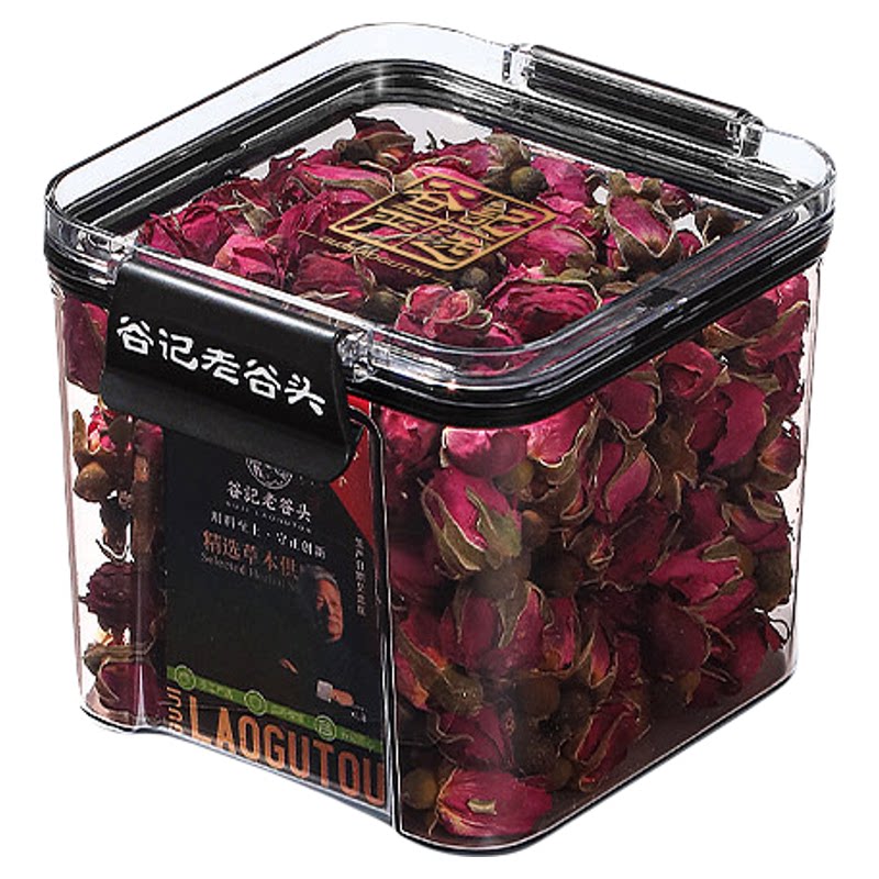 老谷头玫瑰花茶干花泡茶重瓣平阴玫瑰花养生茶非玫瑰花冠茶罐装