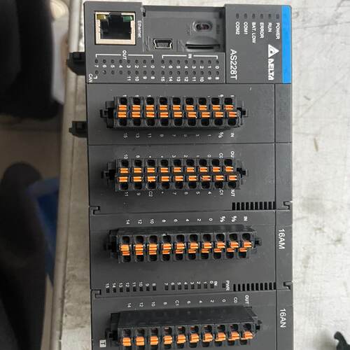 溢价-台达PLC，AS228T-A，带扩展16AM  16AN
