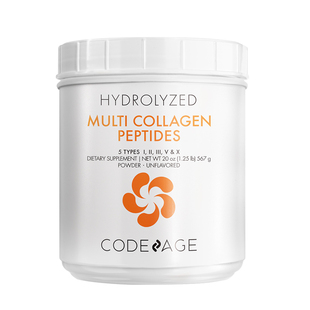 美国现货 Codeage 复合水解胶原蛋白肽粉多合一补充胶原蛋白567克