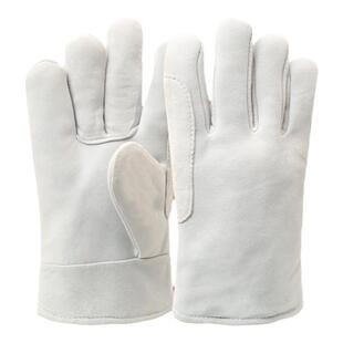 冬季加绒保暖羊皮手套电焊工接短款隔热加厚冷库防寒司机劳保防护