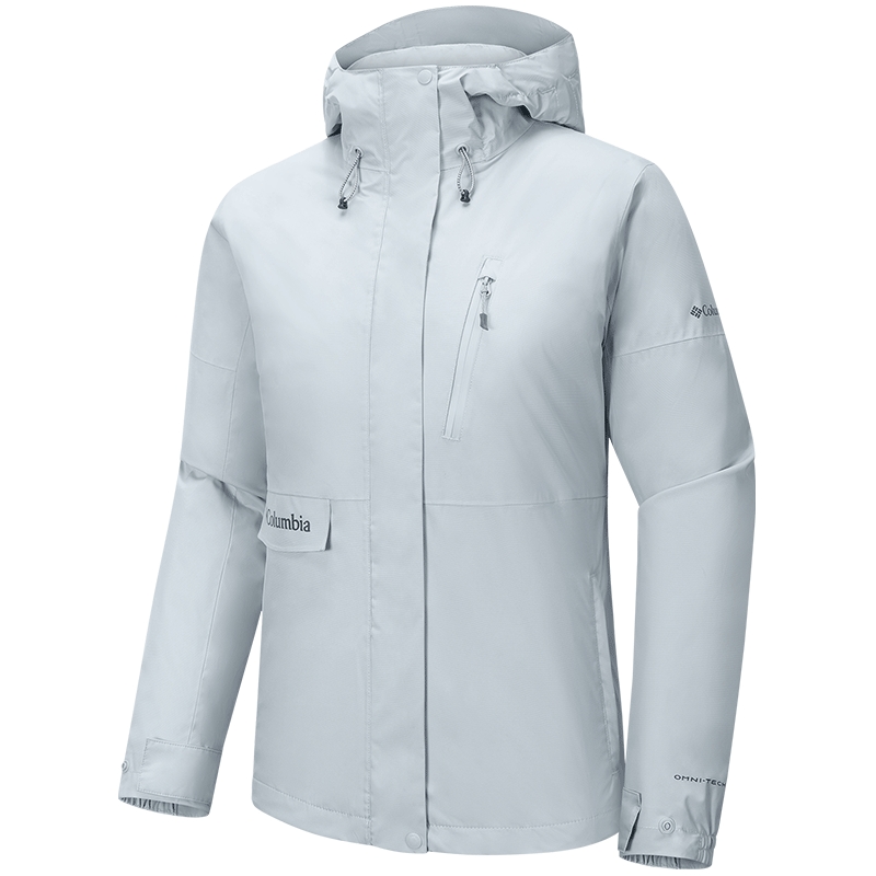 哥伦比亚男女抓绒羽绒三合一冲锋衣