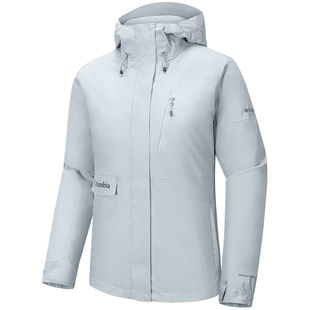 哥伦比亚女款抓绒/鸭绒三合一冲锋衣