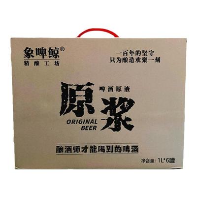 青岛特产原浆啤酒整箱大桶装