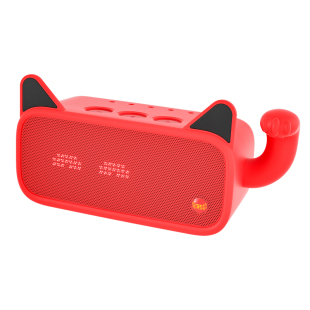 适用于天猫精灵in糖3卡通保护套招财猫硅胶智能音箱外壳移动电源底座电池充电配件防摔防尘