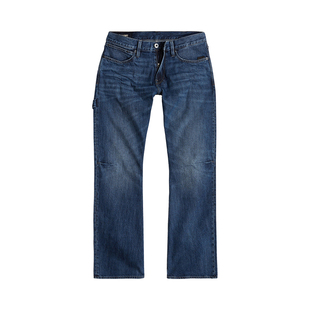 G-STAR RAW男士5口袋Lenny春秋季挺括微喇痞帅有型牛仔长裤D24467