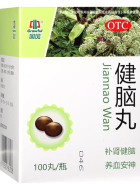 【国风】健脑丸0.15g*100丸*1瓶/盒