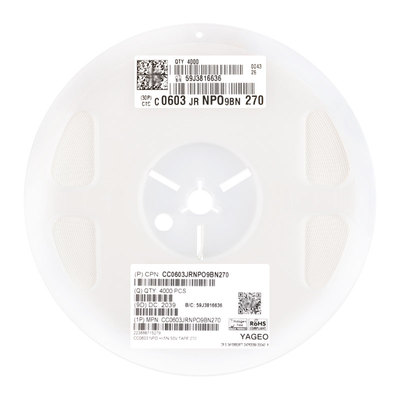 0603贴片电容27pF(270)5%50V