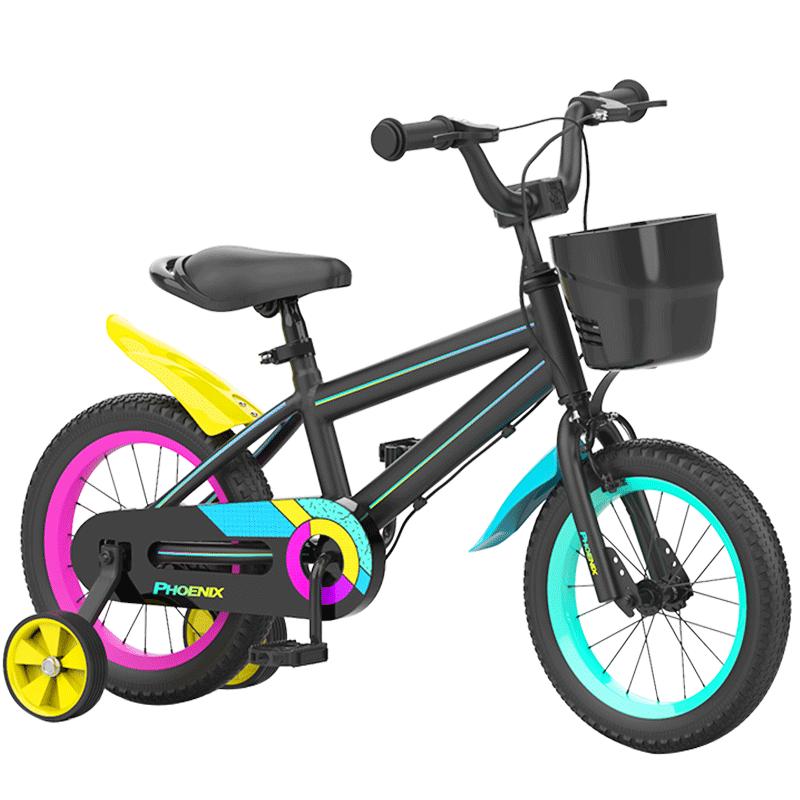 凤凰儿童自行车2-3-4-5-6-8岁男孩宝宝小孩单车中大童女童公主款
